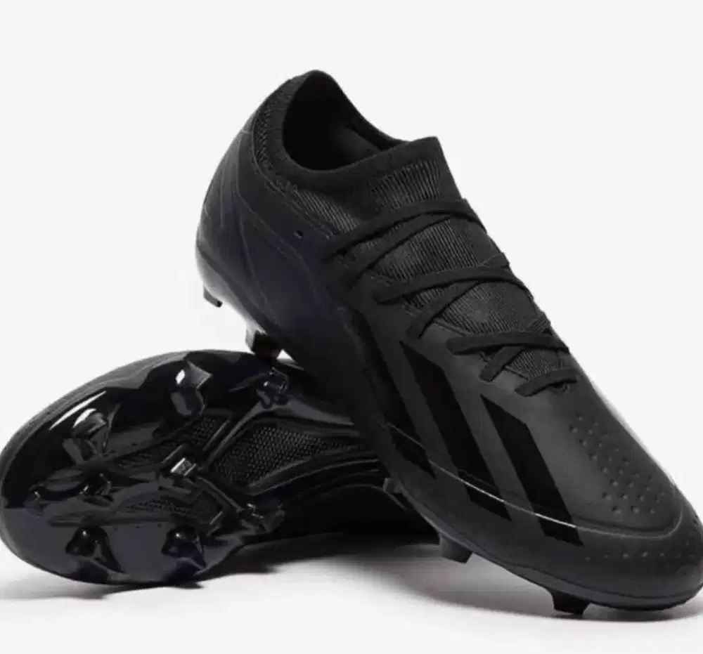 Sepatu bola adidas crazyfast black fg original size 41 1/3