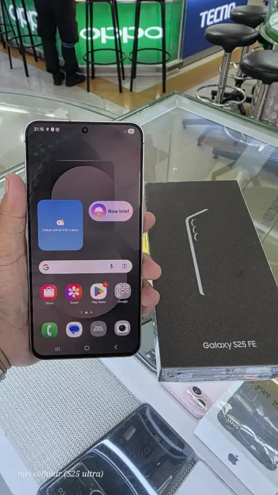 Samsung galaxy S25 fe 5G ram 8gb+8gb/256gb nfc second fullset