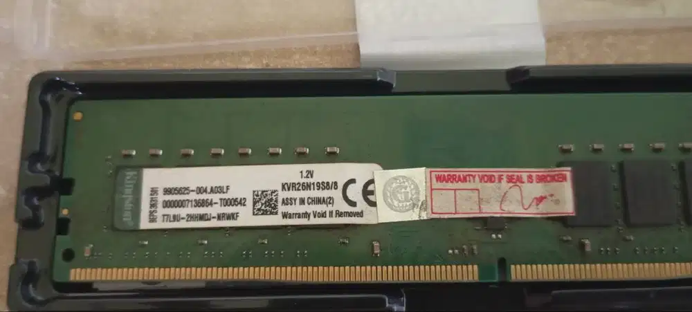 Ram pc 8gb ddr4 second