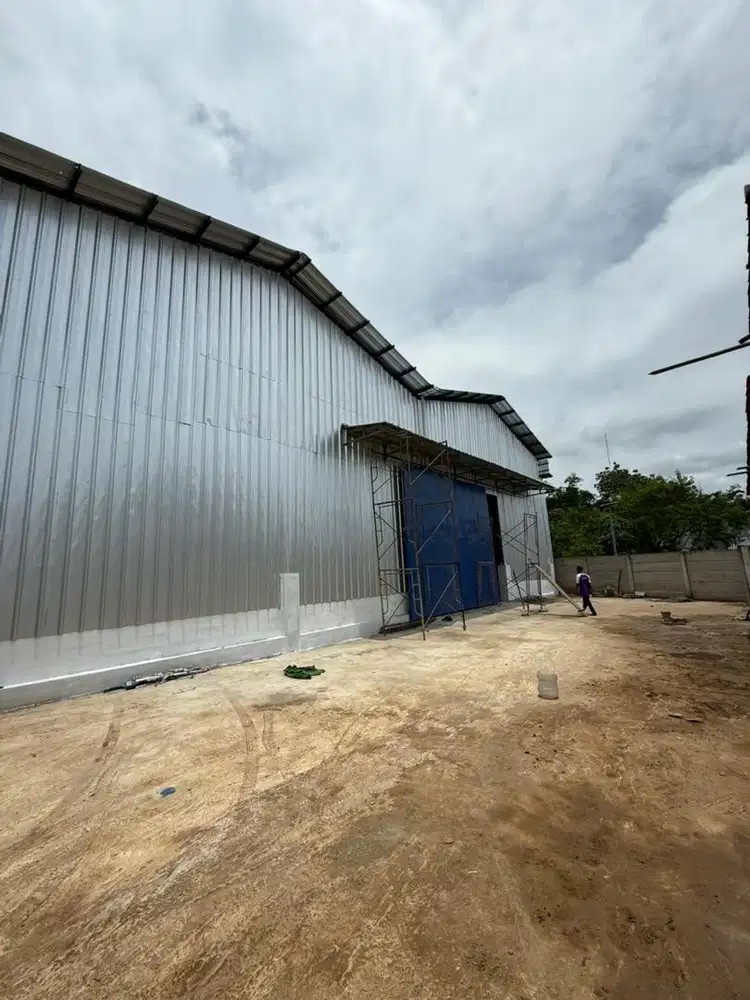 Disewakan Gudang Industri bangunan baru 40ft