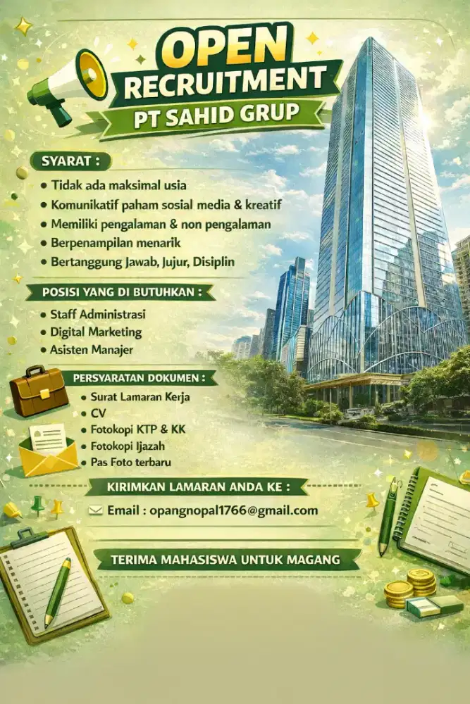 MEMBUKA LOWONGAN KERJA