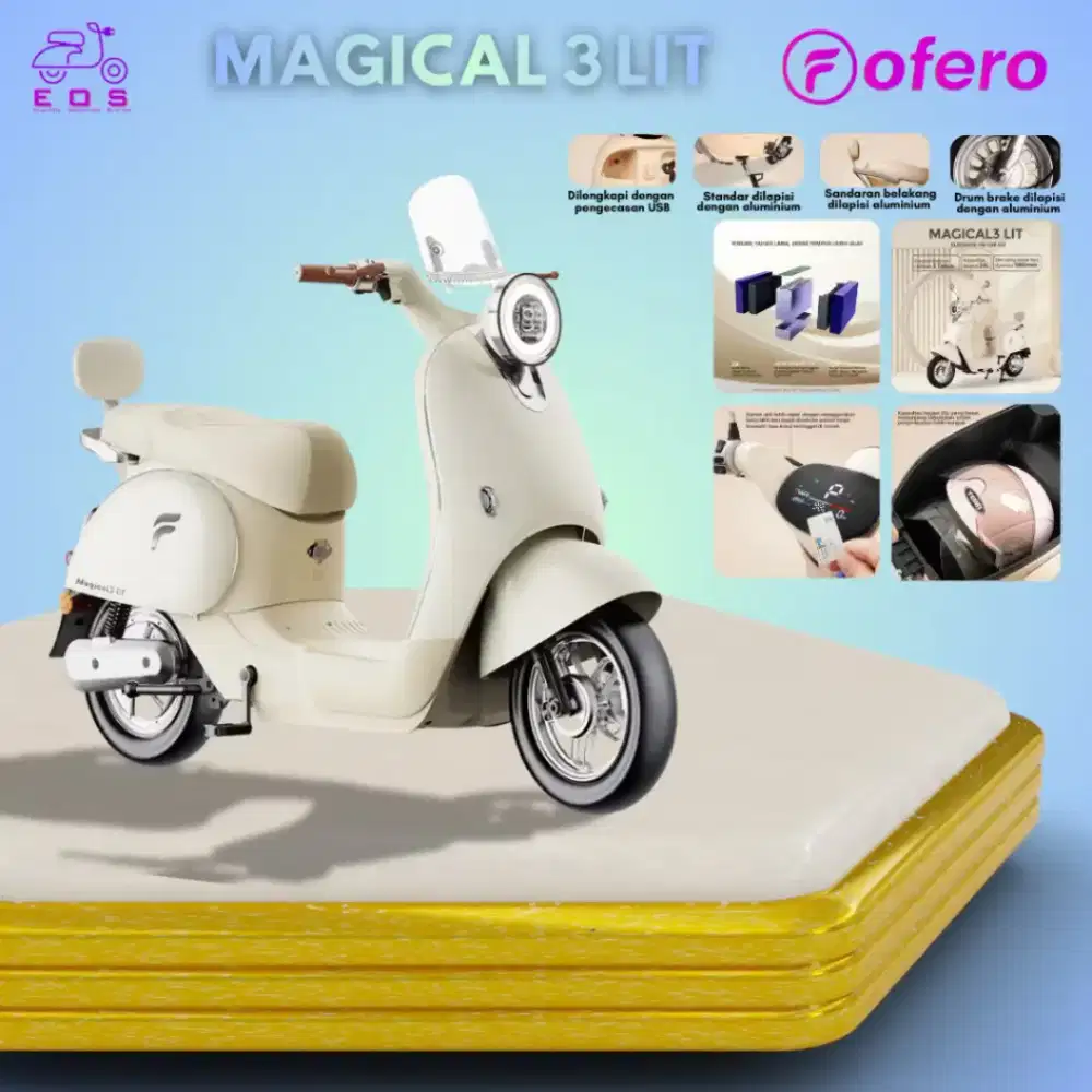 Kredit Sepeda Listrik Ofero Magical 3 Lit -600 watt