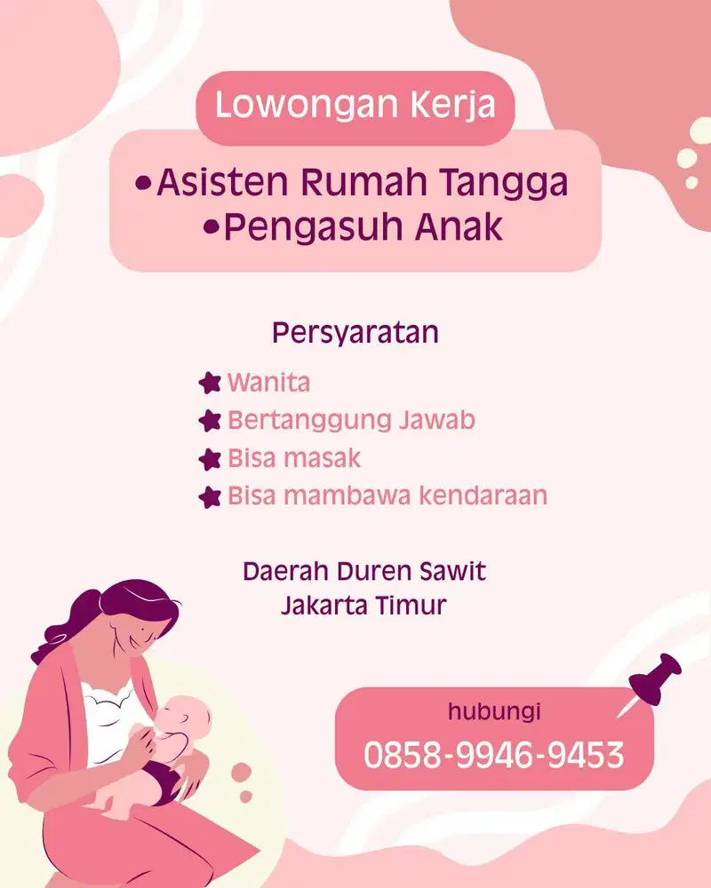 LOWONGAN PEKERJAAN BABY SISTER / ART