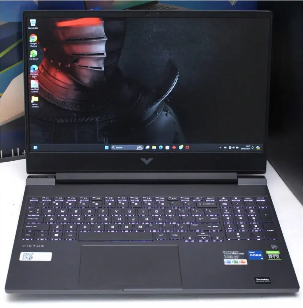 Laptop HP Gaming Victus RTX 3050.