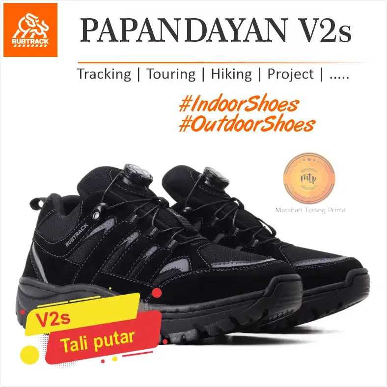 RUBTRACK Papandayan V2s Tali Putar / Sepatu Gunung Hiking Touring