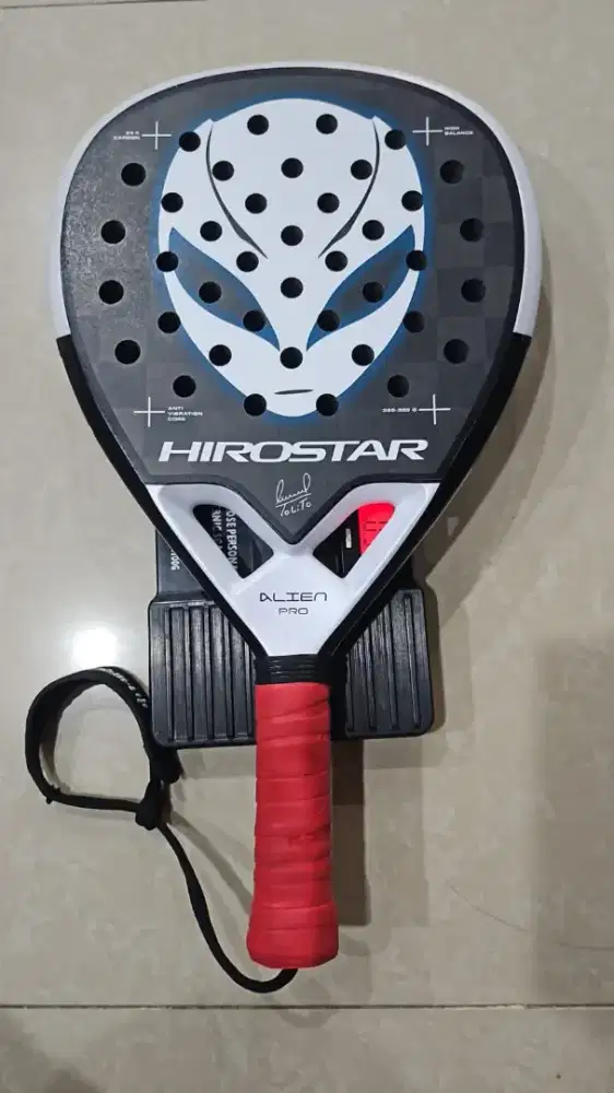 Raket tenis padel Hirostar alien pro fullset like new lengkap dus