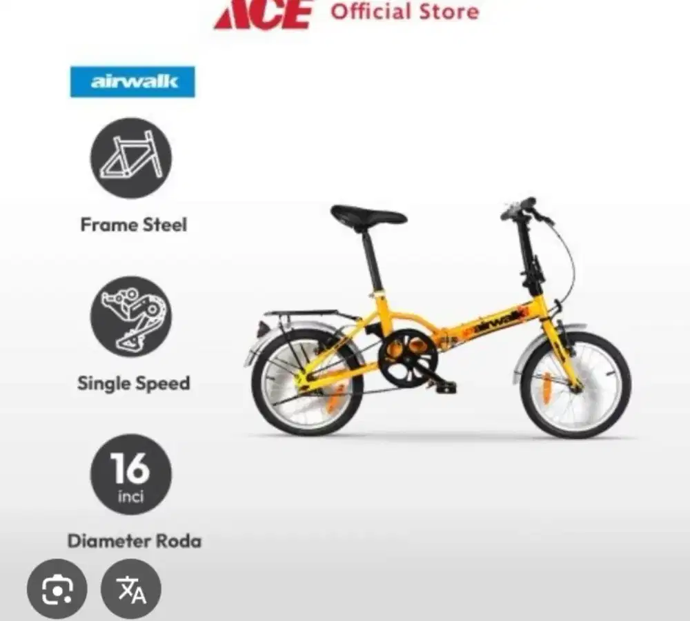 Folding bike / sepeda lipat Air Walk