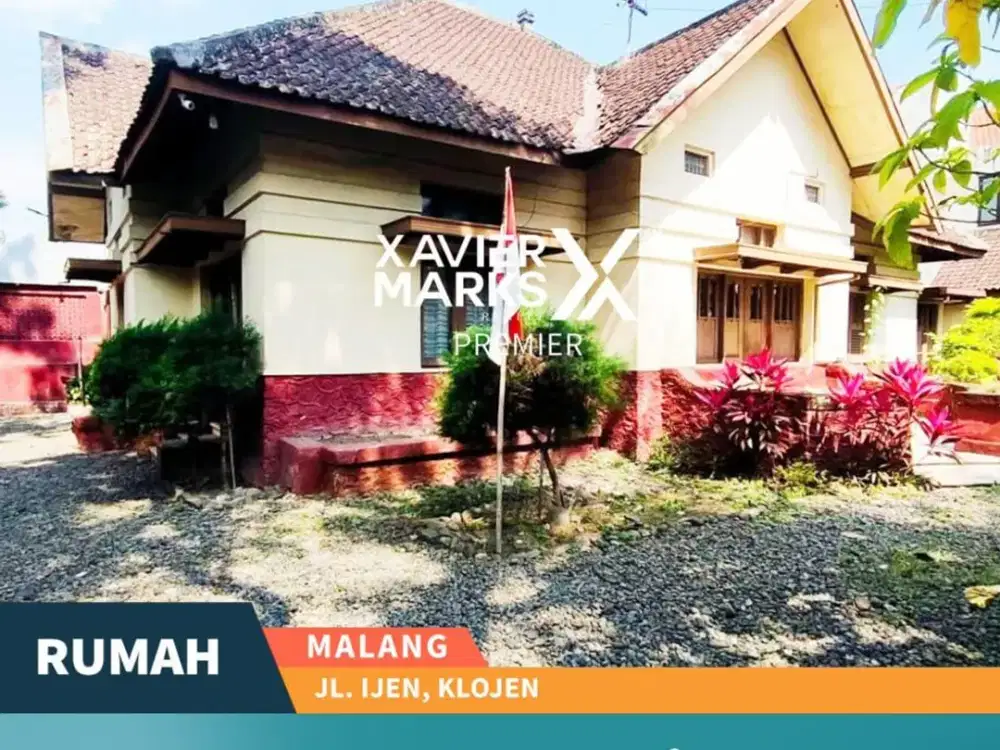 Disewakan Rumah Kuno Belanda Hook Pusat Kota di Ijen Klojen Malang
