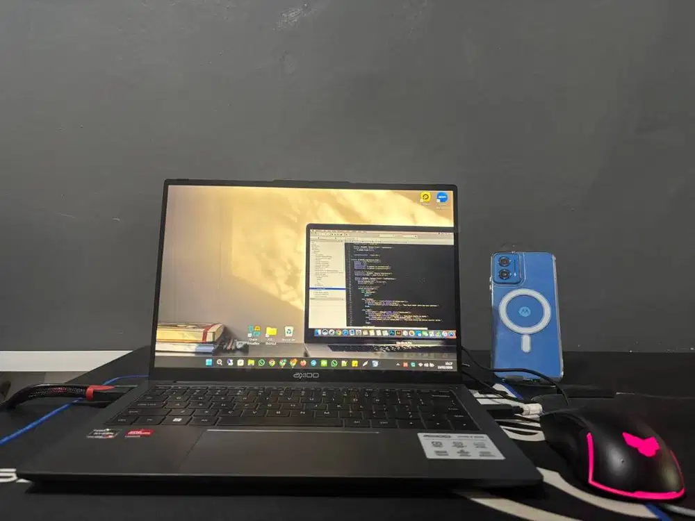 Axioo Hype 5 AMD X6 Ryzen 5 6600h 16GB DDR5/512GB NVME 4x4 Garansi ON