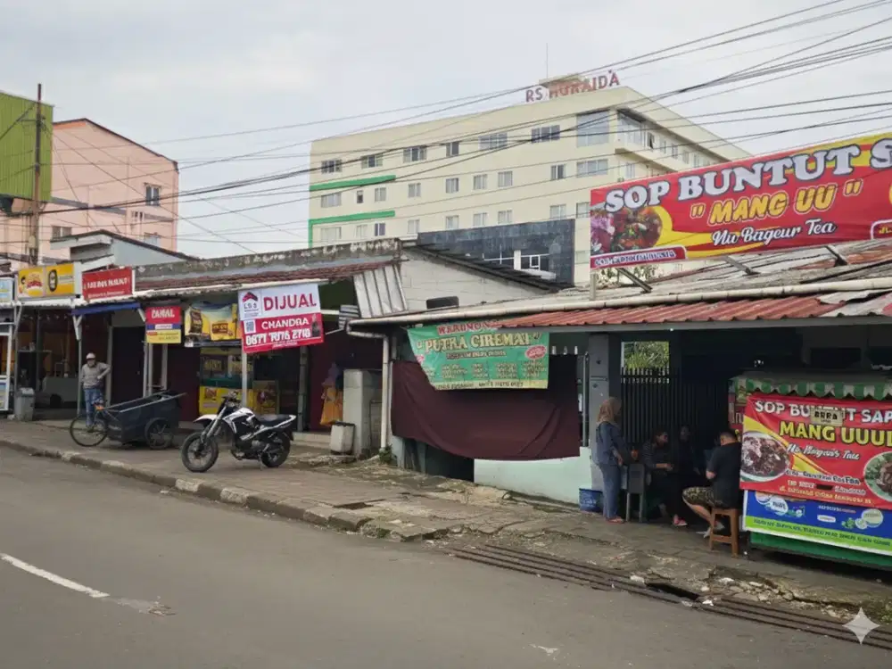 Tanah Bangbarung Raya Lokasi Bagus Ramai dan Strategis Utk Usaha