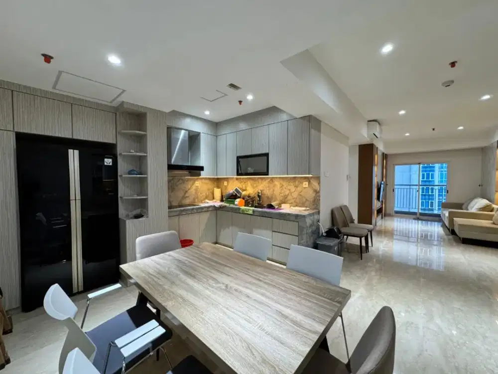 Disewakan Apartemen Podomoro Tower Empire ukuran 107m2 tipe 3 Bedroom Delipark Medan