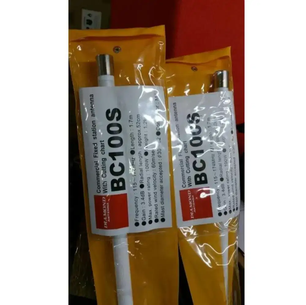 Antena Radio Base Diamond BC100S Airband dan VHF Antenna Radio Rig HT