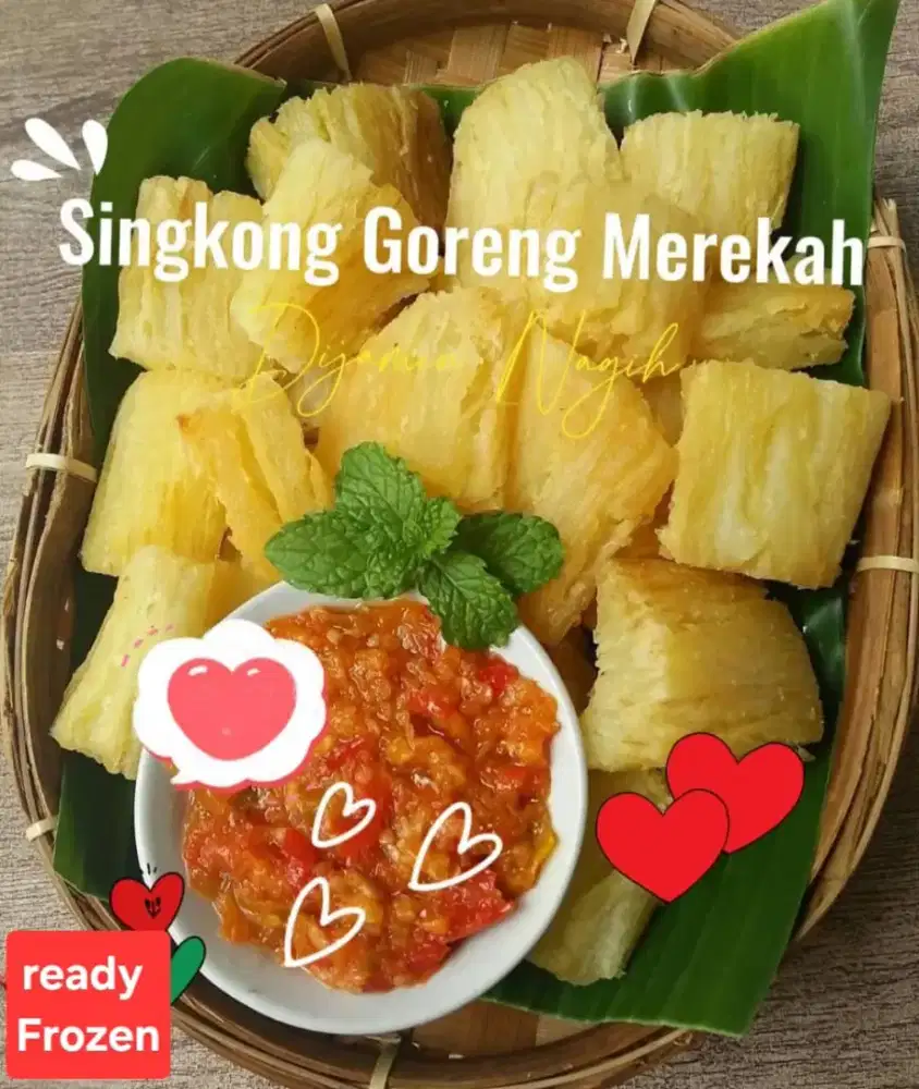 Singkong goreng merekah madu