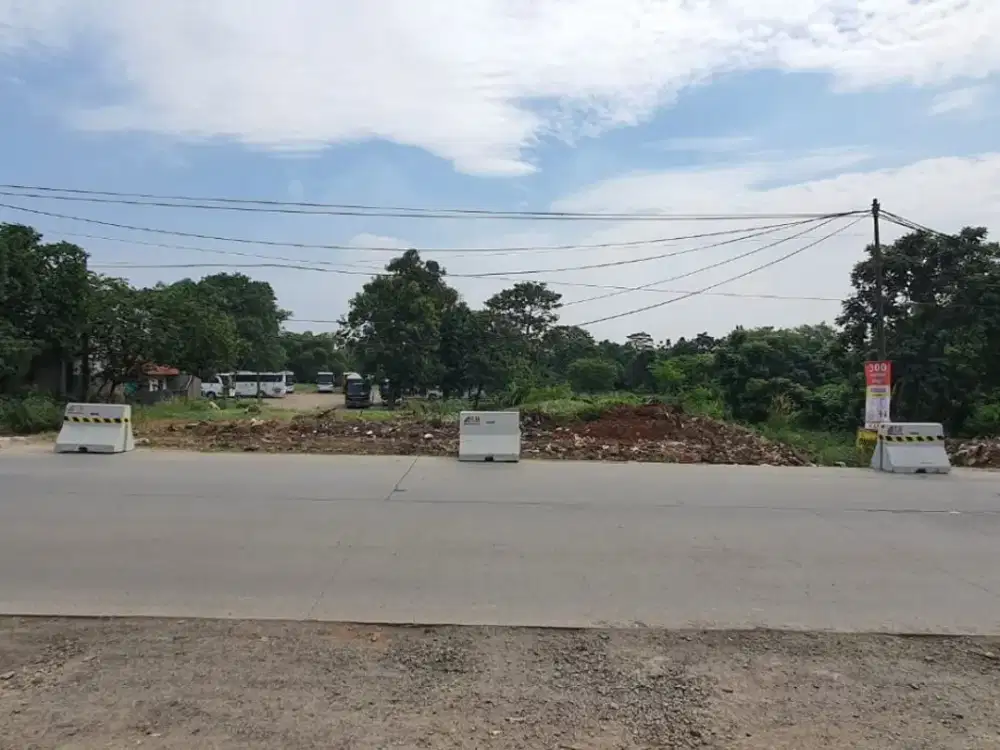 Murah !! DIJUAL TANAH DI JL RAYA SERANG CIBARUSAH COCOK UNTUK SPBU, RESTORAN DLL