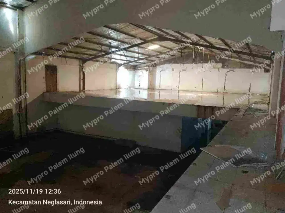 Gudang bandara mas lelang murah 2 lantai lt 1010