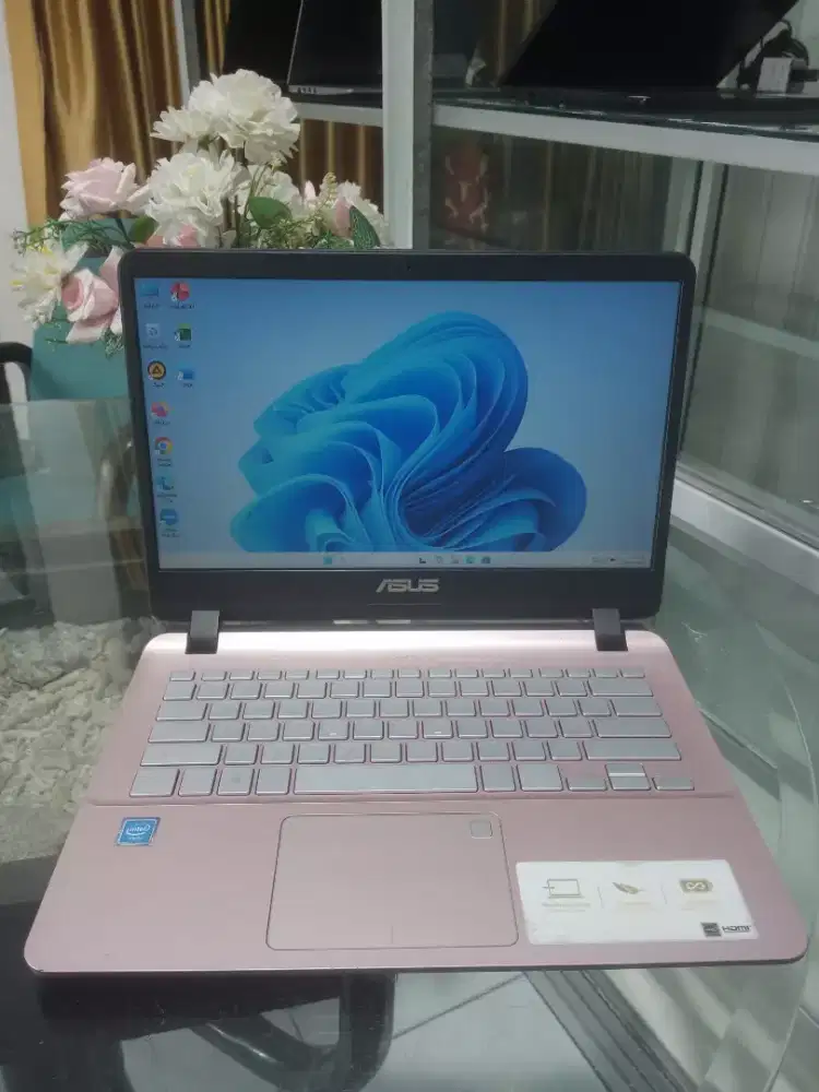 Laptop Asus Vivobook A407M Ssd 256 Warna Pink