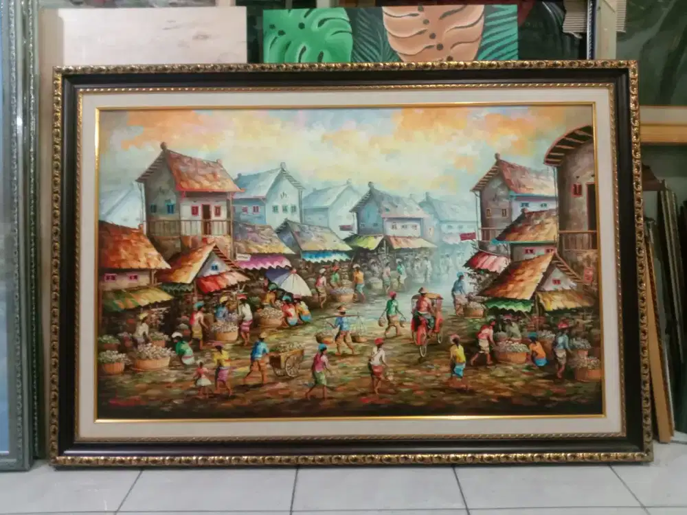 LUKISAN PASAR TRADISIONAL