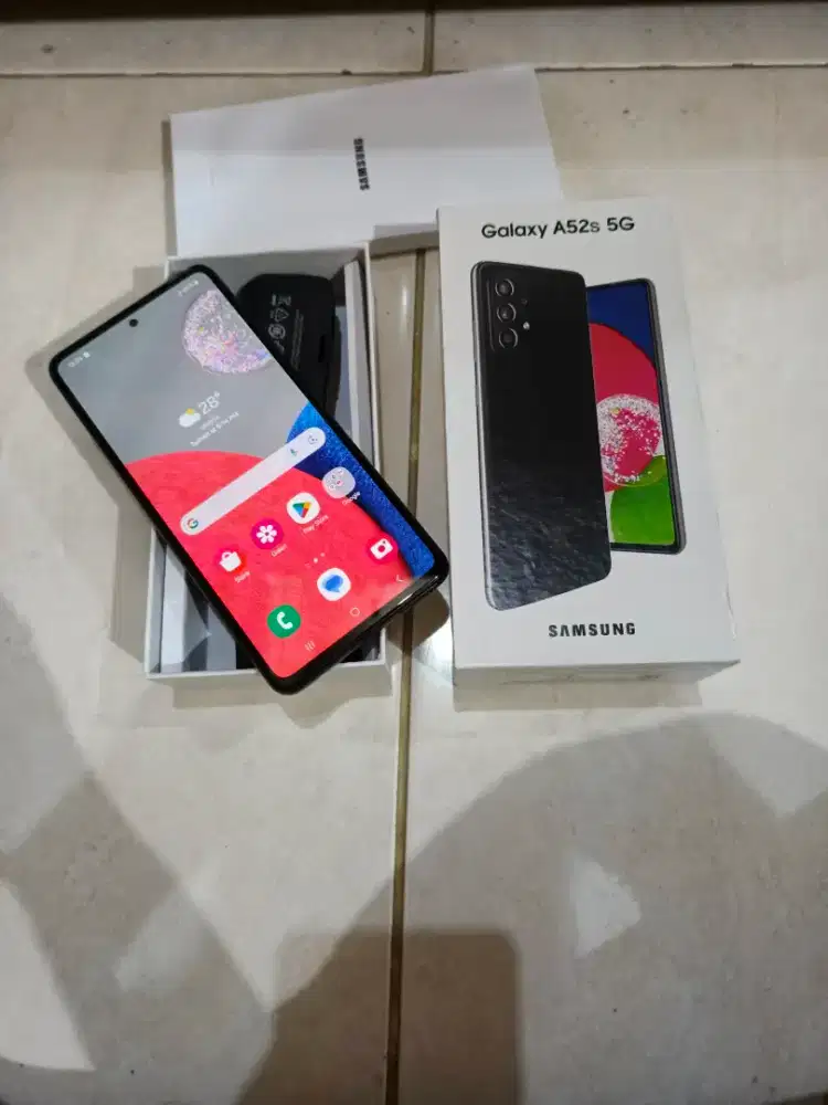 Samsung A52 S 5G 8/256 fullset 97%, lancar jyaa no kndalaa