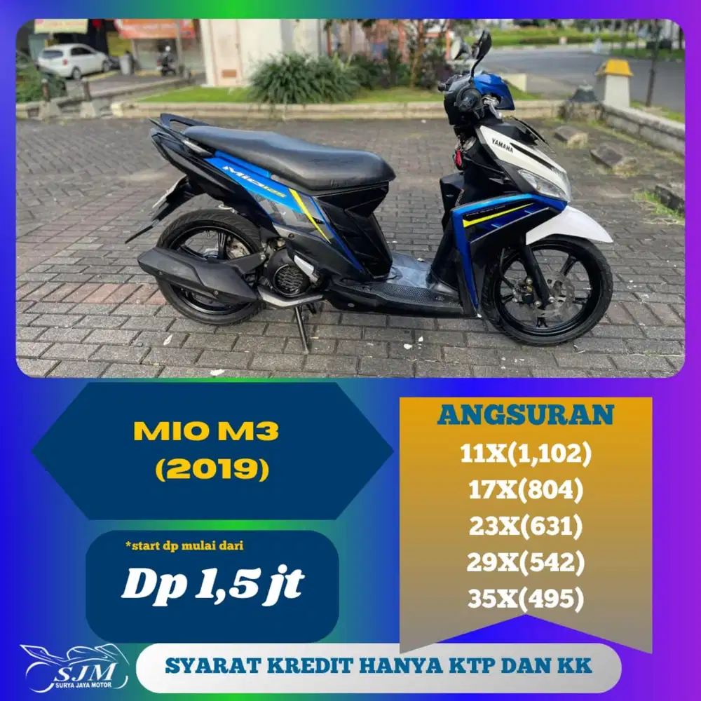 YAMAHA MIO M3 2019 CASH & KREDIT
