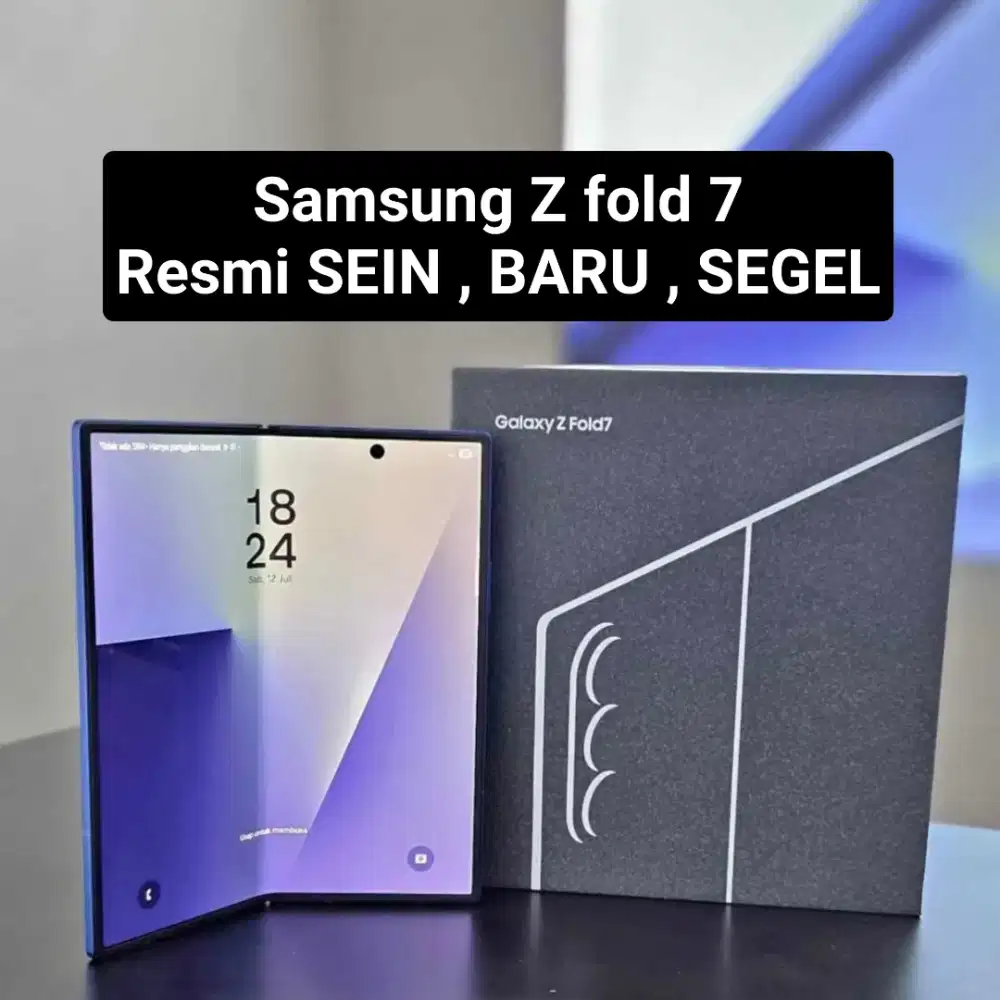 Rp.23jt an .
Samsung Z FOLD 7‼️
 UNIT NEW,SEGEL,RESMI SEIN ‼️