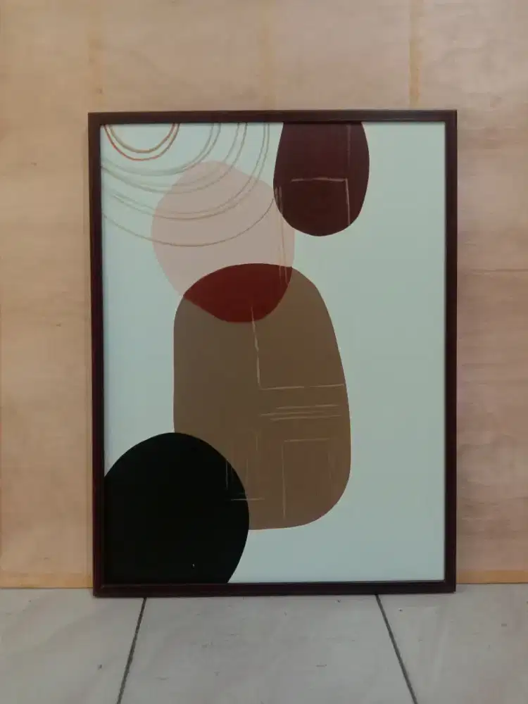 LUKISAN ABSTRAK MINIMALIS MODERN