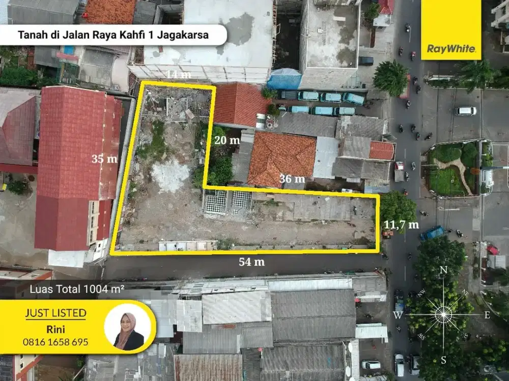 Kahfi 1 raya luas 1004 shm dekat tol brigif