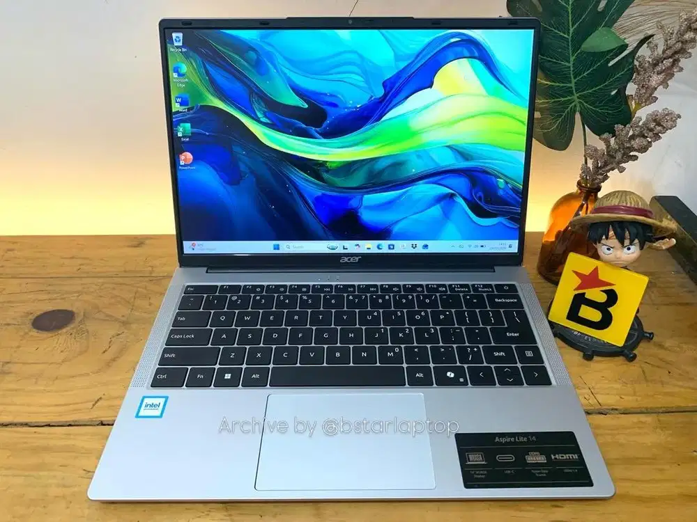 Laptop Acer Aspire Lite 14 Intel N150 RAM 8 GB DDR5 Bazel Slim Body