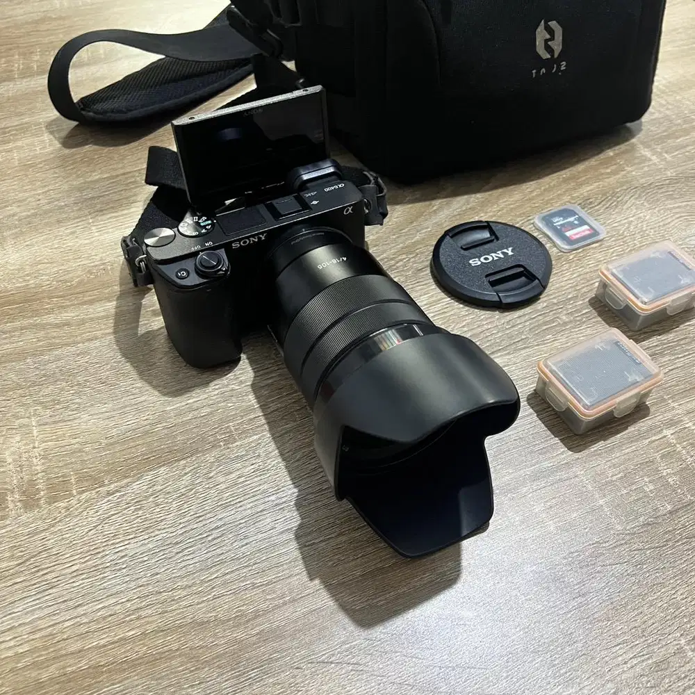 [FULLSET] Sony A6400 + Lensa G 18-105mm