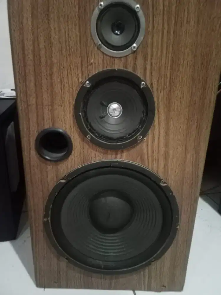 Speker aktif 6inc sepasang dan 1 bok speker pasif Acr 3way 10inc