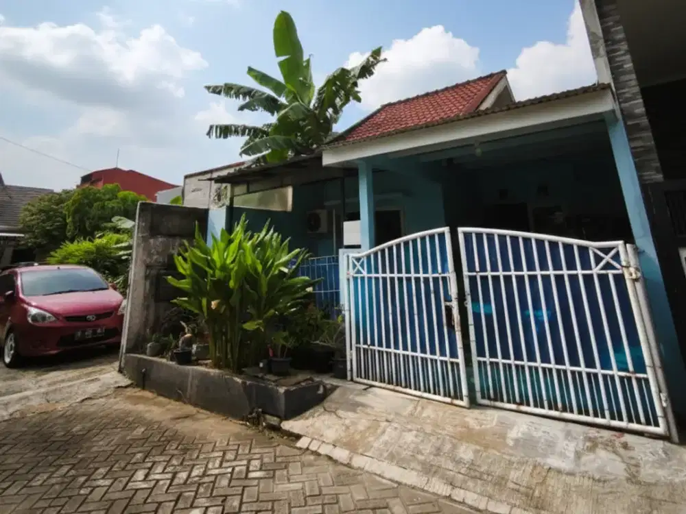 Dijual rumah anti banjir 1 lantai di buana gardenia, tangerang.