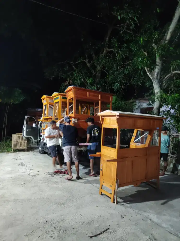 Jual Gerobak Angkringan, Bakso, Mie Ayam, Bubur, Sate, Soto, Pecel dll