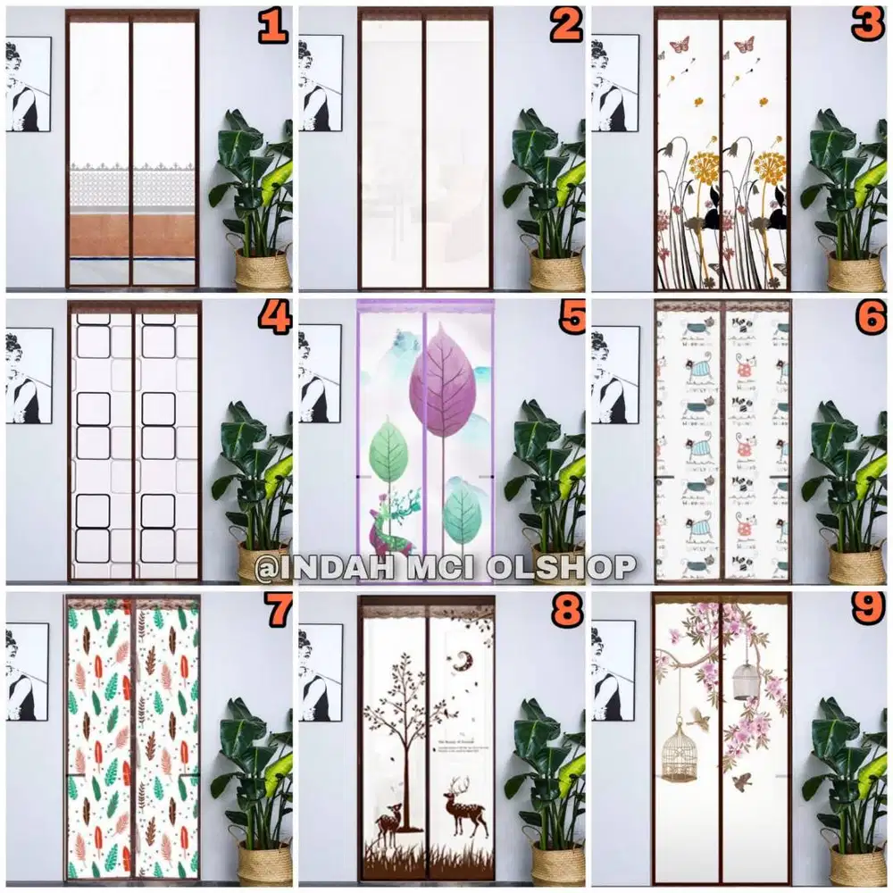 Tirai Magnet Pvc / Tirai Magnet Pintu Ruangan AC