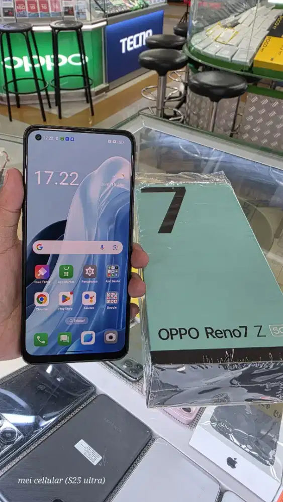 Oppo Reno 7z 5g ram 8gb/128gb nfc second fullset bisa TT dan kredit