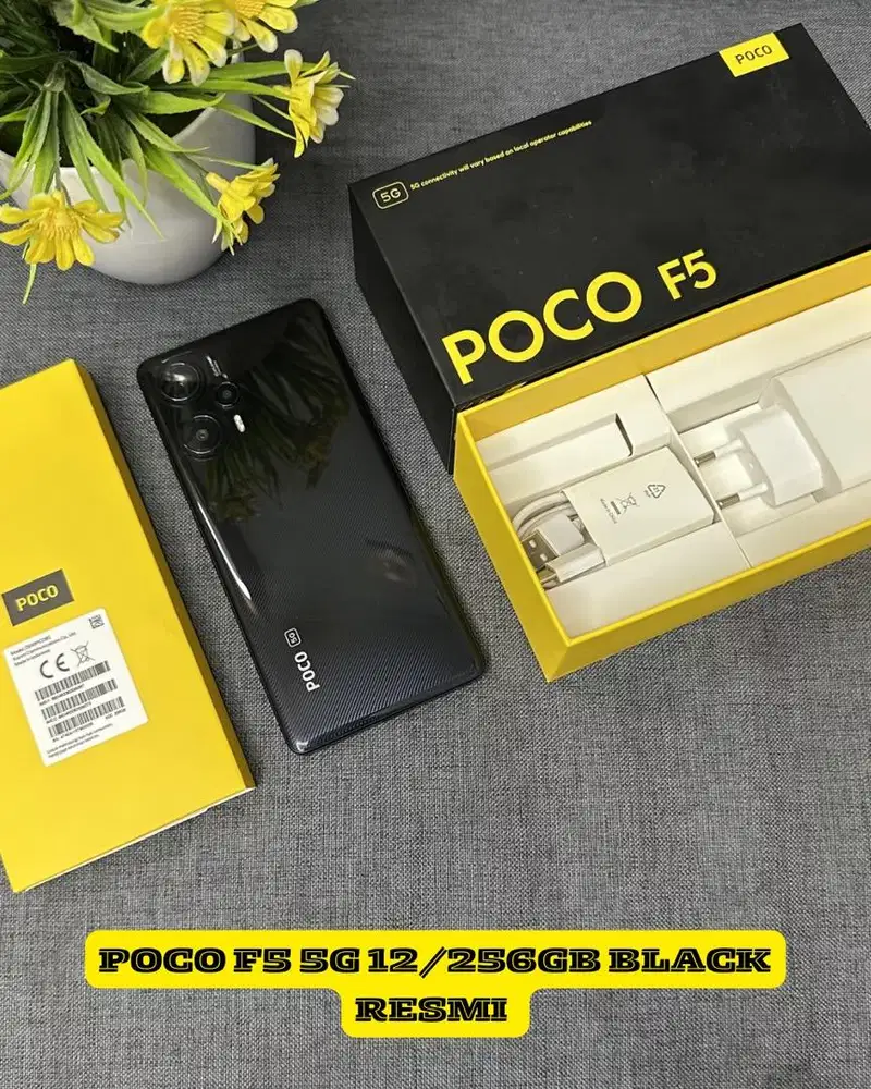 Poco F5 5G 12/256gb Black resmi