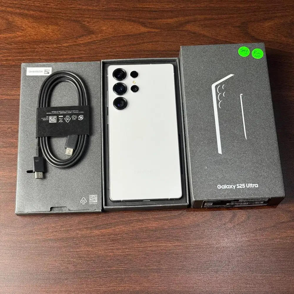 Samsung S25 Ultra 12/256GB Titanium Whitesilver Garansi Resmi / Sein