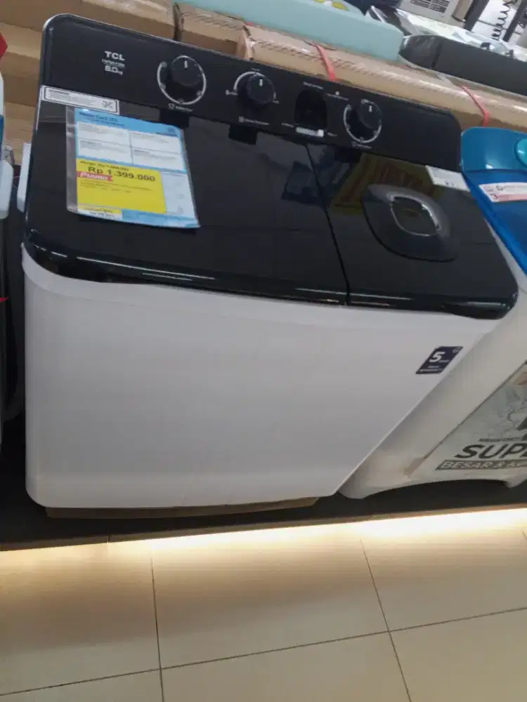 MESIN CUCI TCL 400 WATT 8KG