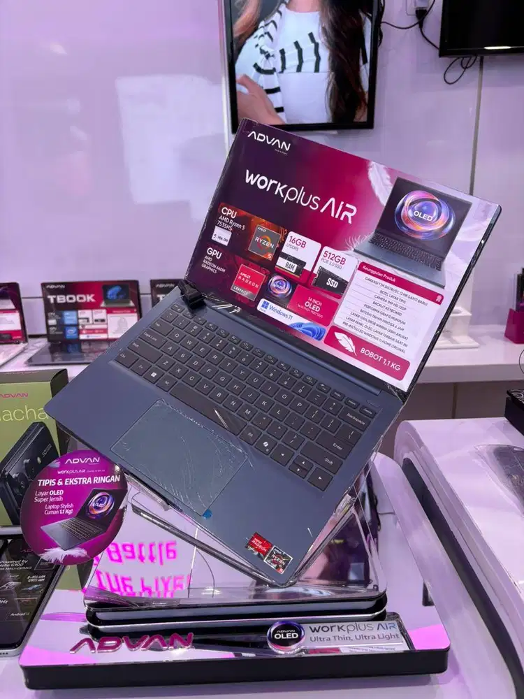 Laptop ADVAN Workplus Air | Laptop super ringan tipis terbaik OLED