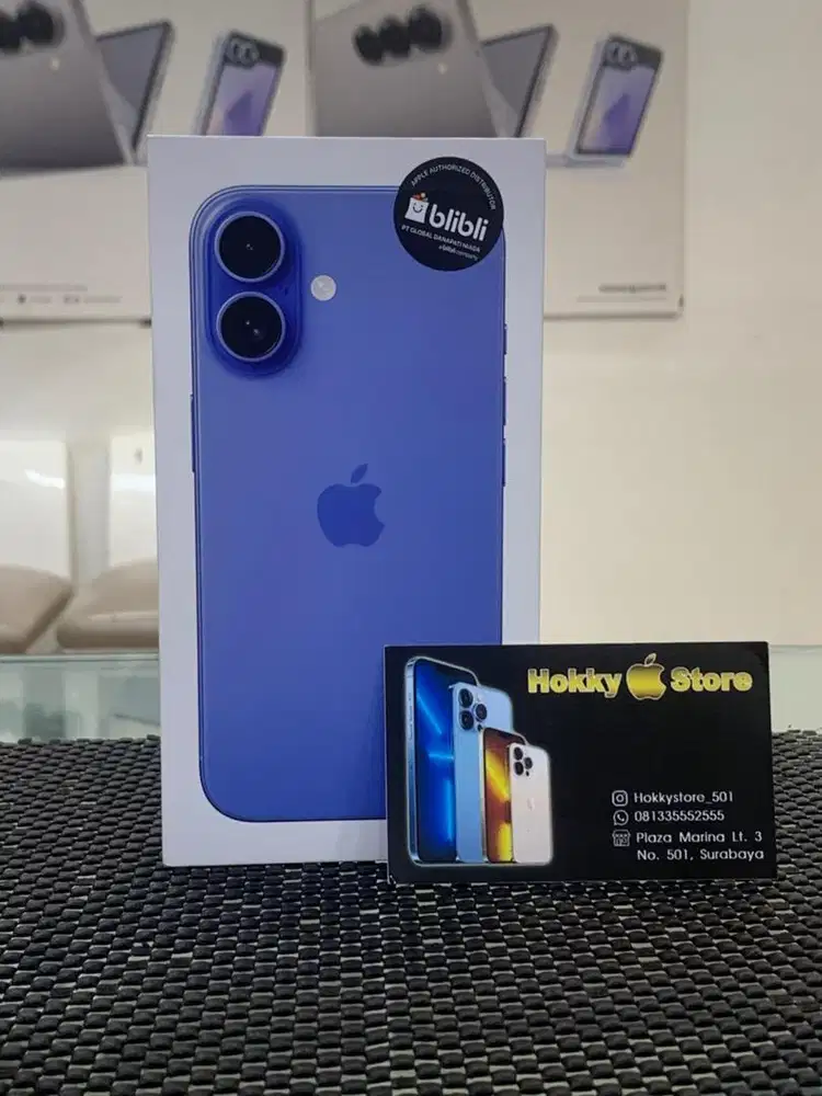Iphone 16/128gb Ultramarine garansi resmi