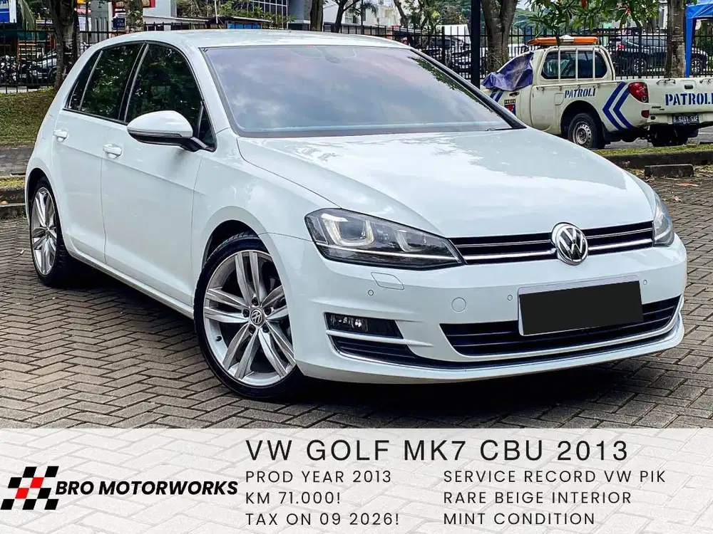 (MINT CONDITION) VW GOLF MK7 CBU 2013, GOLF MK7 2014, SERVICE RECORD
