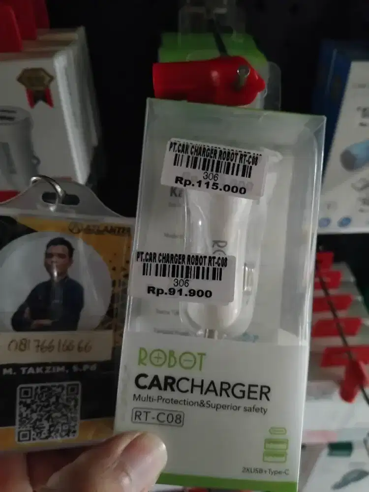 PT.CAR CHARGER ROBOT RT-C08 ATLANTIS DAHSYAT
