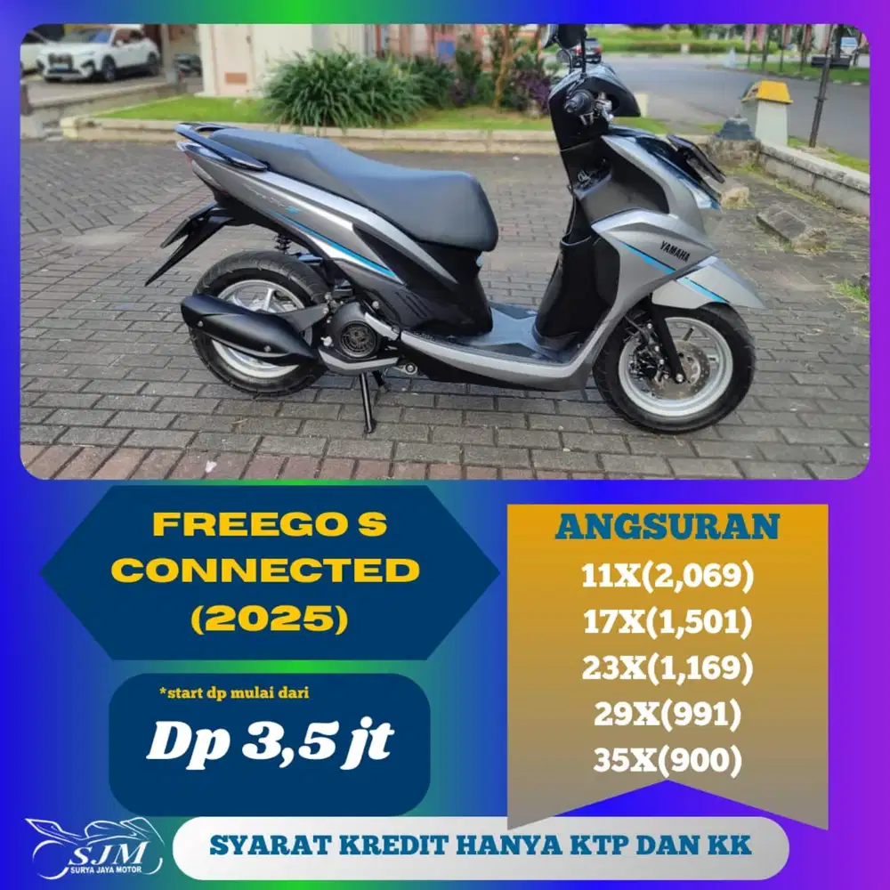 YAMAHA FREEGO S CONNECTED 2025 CASH & KREDIT