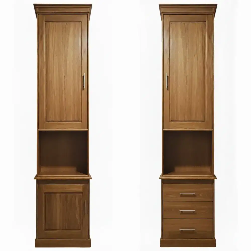 LEMARI PAKAIAN SAMPING KASUR 2 buah MURAH