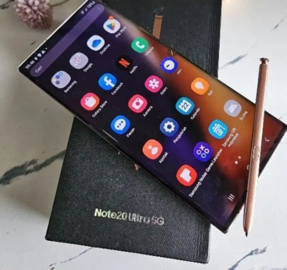 Murah hp samsung Note 20 ultra 5G ram 12/256 lkp mulus , bs TT