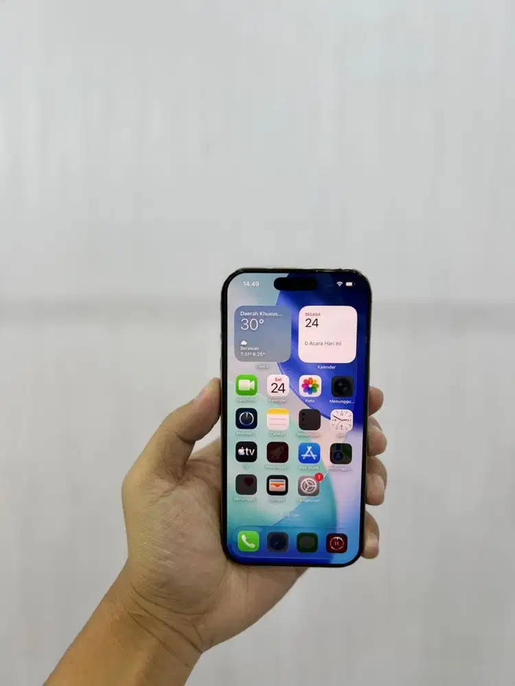 IPHONE 16 PRO 256GB IBOX GARANSI ON APRIL 2026 BH 91% LIKE NEW