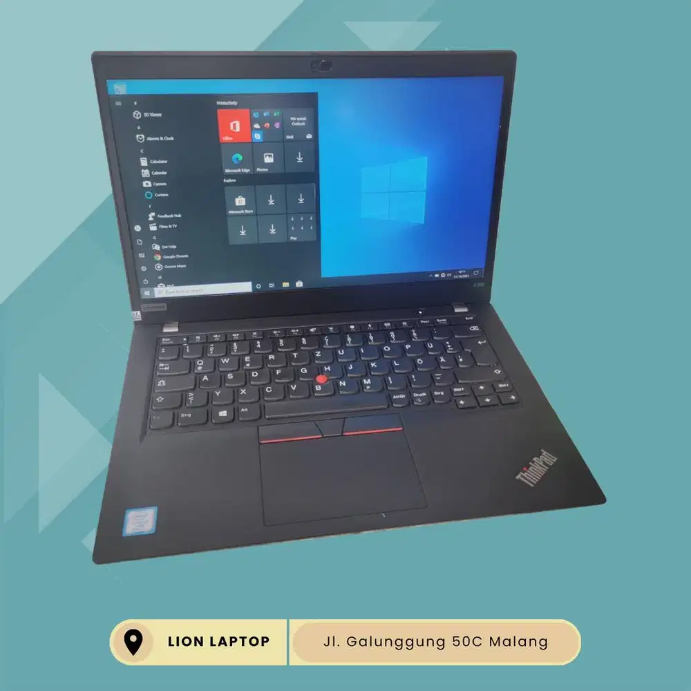 RAM 16GB SSD 256GB Core i5 Gen 8 Slim Lenovo Thinkpad X390 [24|02]