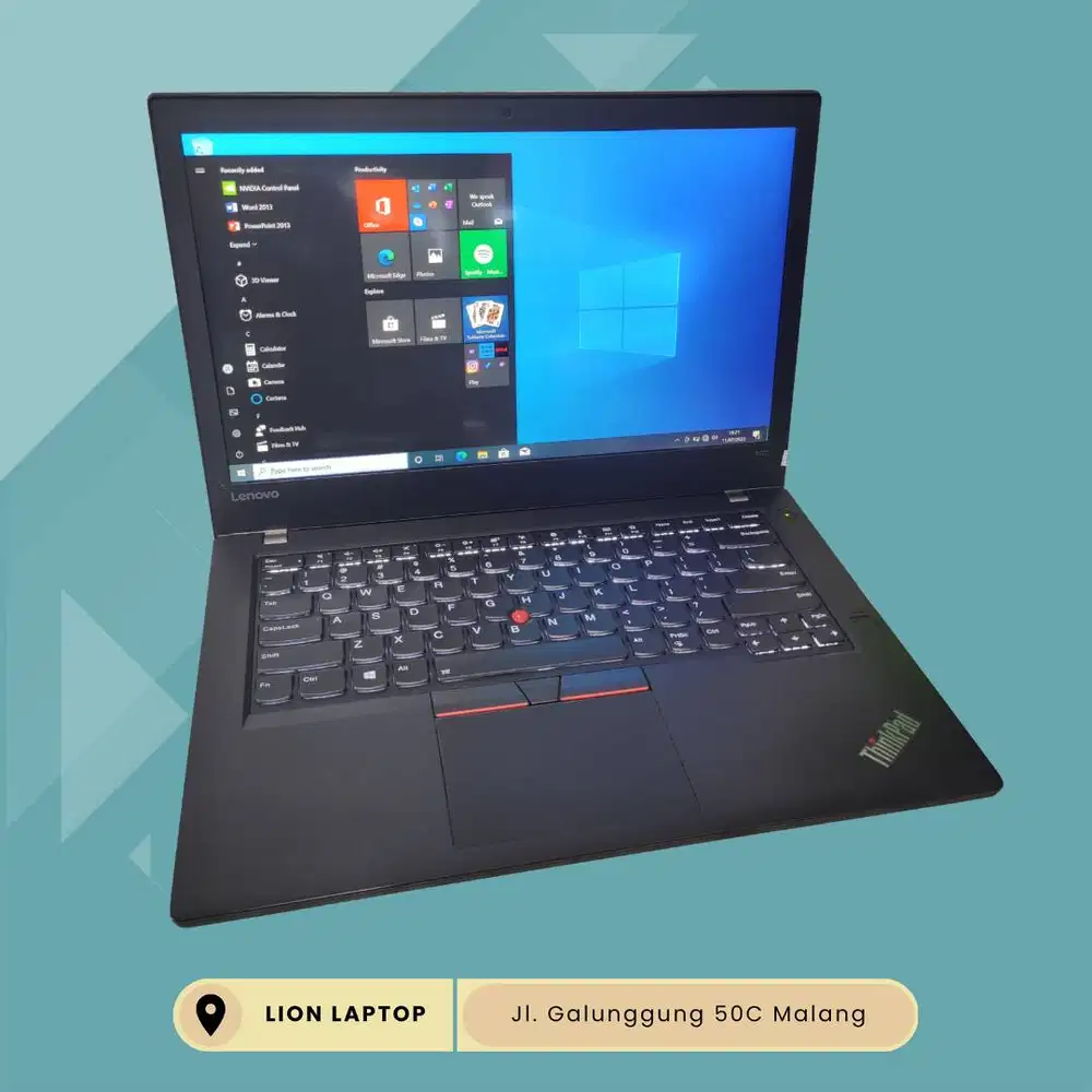 RAM 8GB SSD 256GB i5 Touchscreen Lenovo Thinkpad T470 [24|02]