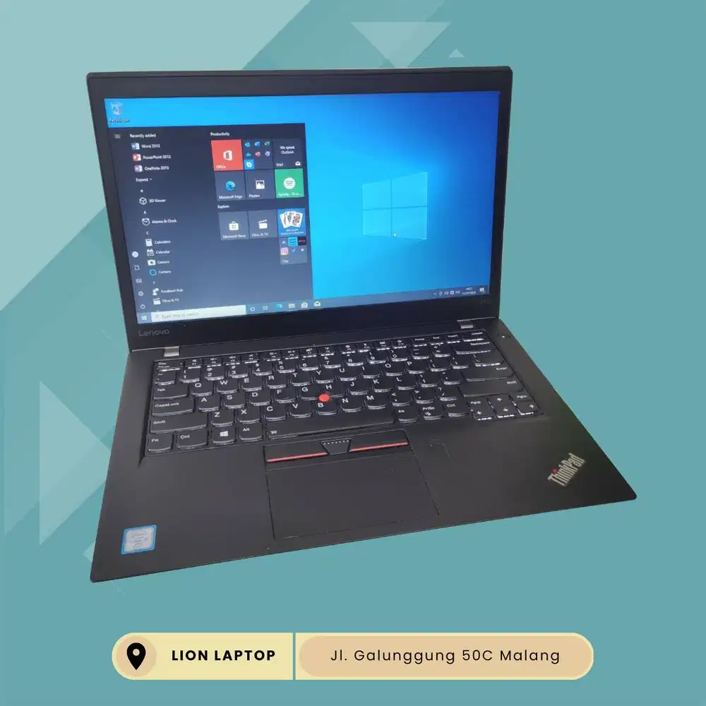 RAM 8GB SSD 256GB Core i7 SLIM Lenovo Thinkpad T470s [24|02]