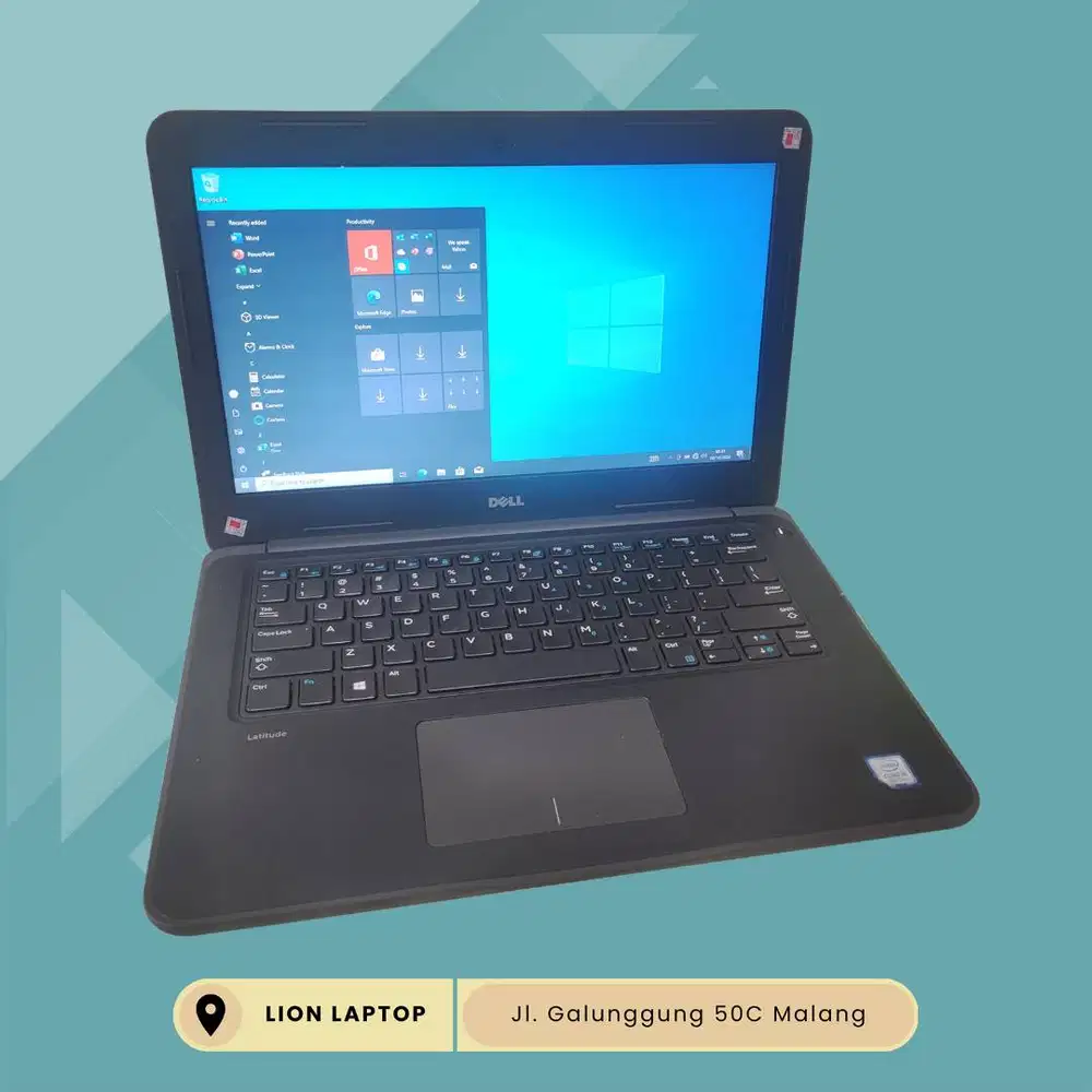 Core i5 Gen 7 Murah Mulus RAM 8GB SSD 256GB Dell Latitude 3380 [24|02]