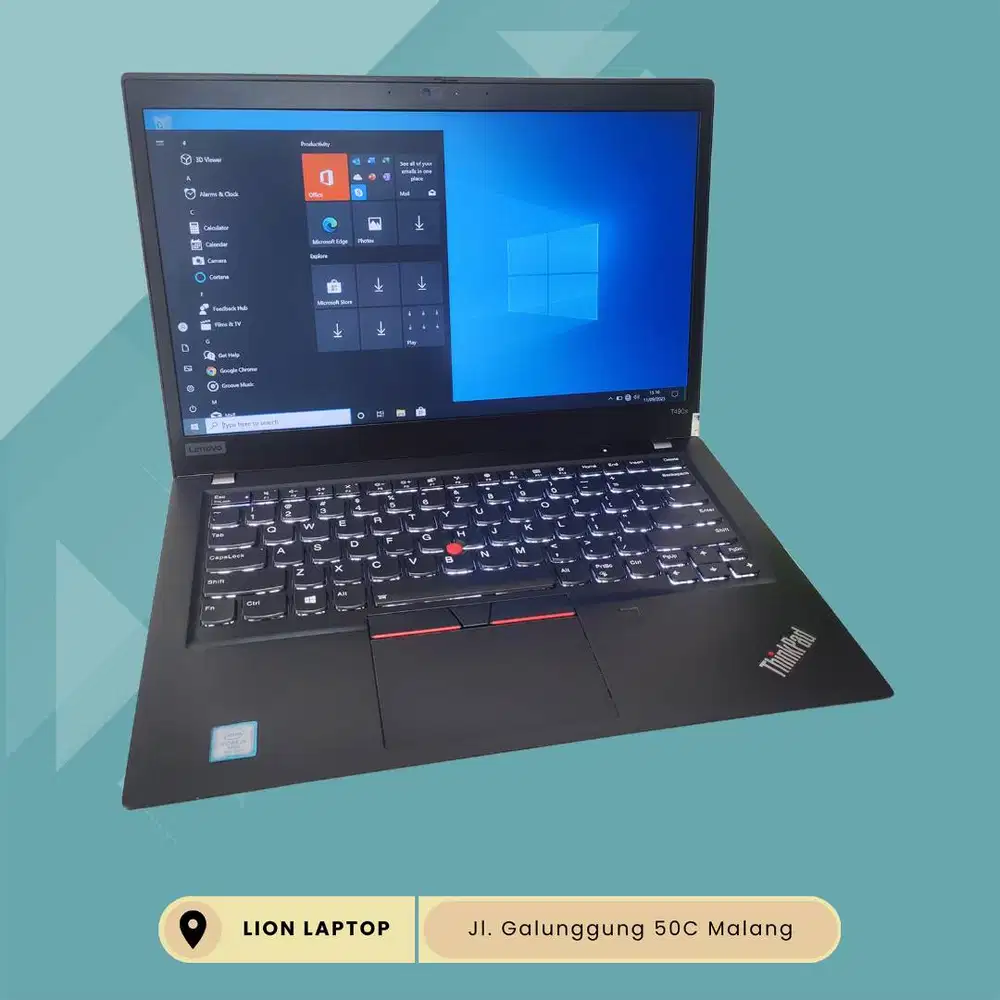 RAM 16GB SSD 512GB Core i5 Slim Lenovo Thinkpad T490s [24|02]