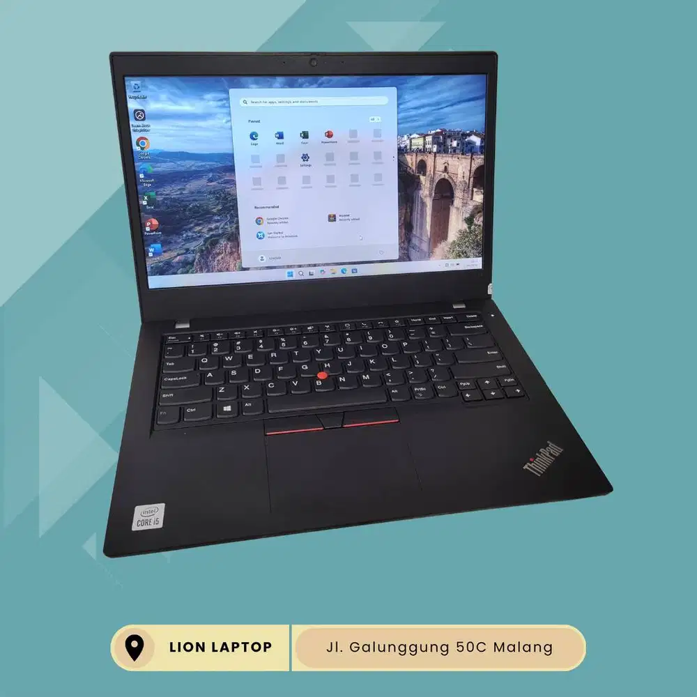 i5 Gen 10 Murah RAM 8GB SSD 256GB Lenovo Thinkpad L14 [24|02]